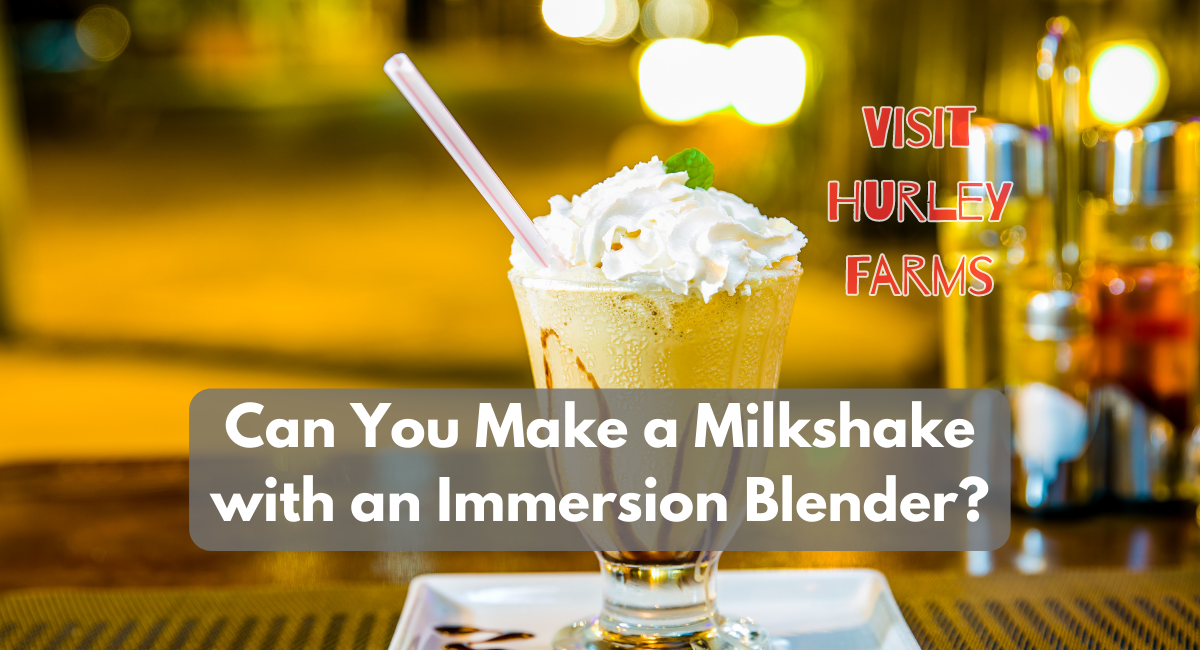 Can You Make a Milkshake with an Immersion Blender